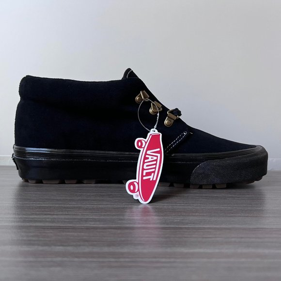 Vans Vault OG Chukka Sierra LX Black Suede Skate Shoes Men's - Picture 8 of 12